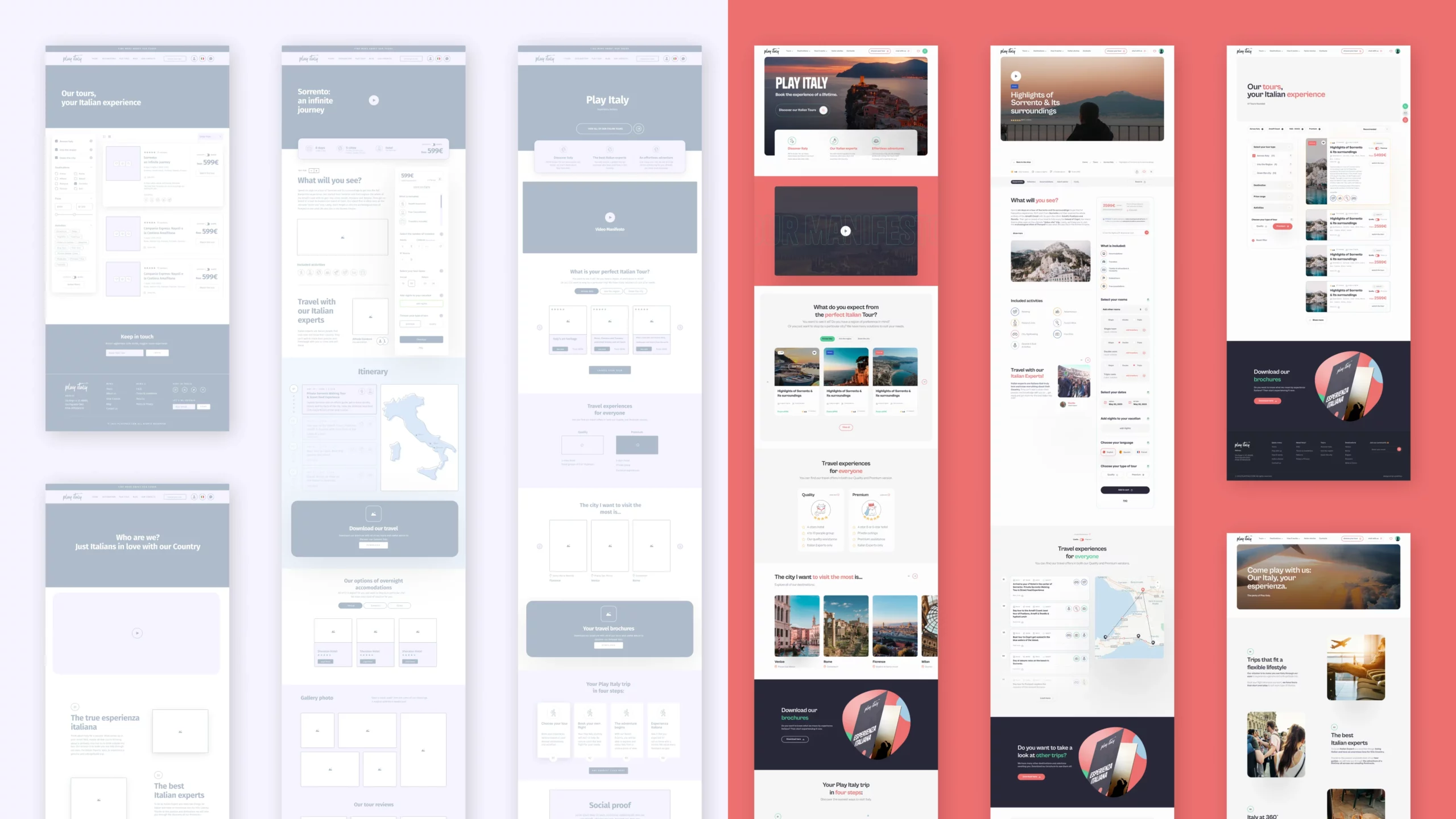 Preview Wireframe & Prototipo