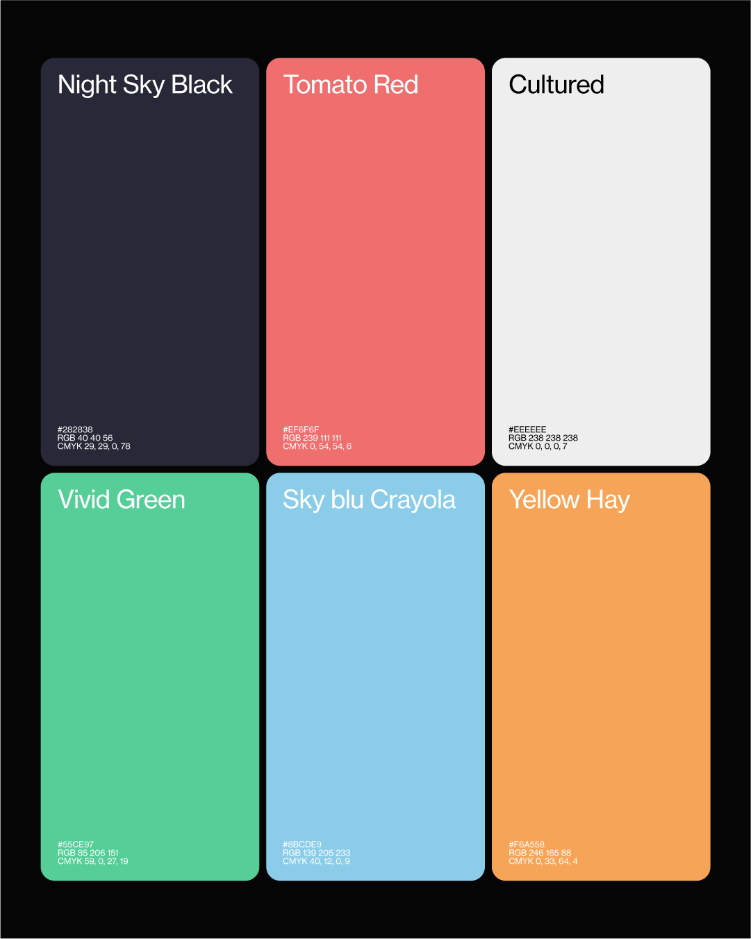 Preview Palette & Tipografia